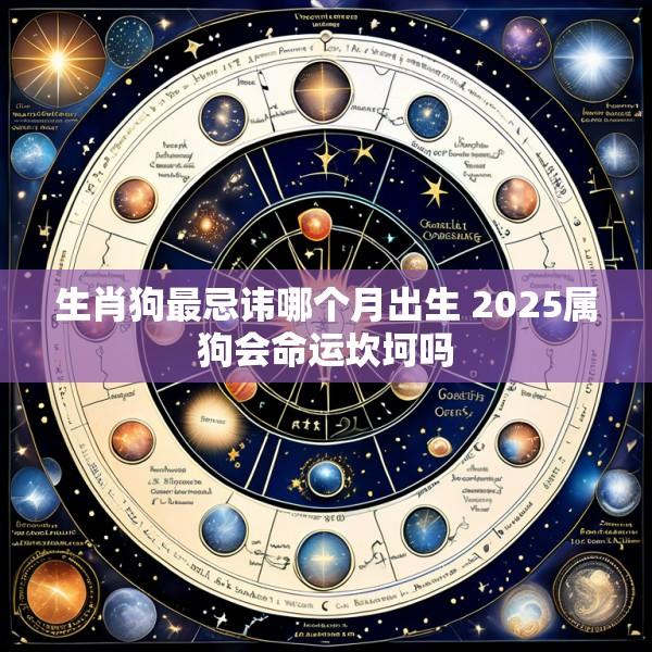 生肖狗最忌讳哪个月出生 2025属狗会命运坎坷吗