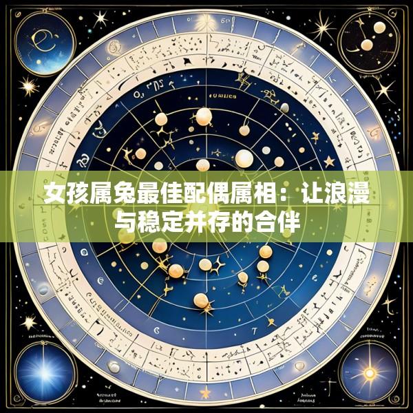 女孩属兔最佳配偶属相：让浪漫与稳定并存的合伴