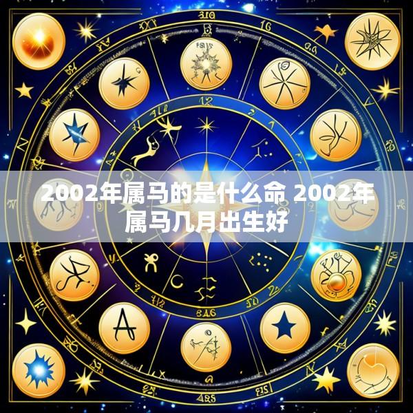 2002年属马的是什么命 2002年属马几月出生好