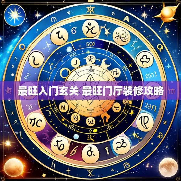 最旺入门玄关 最旺门厅装修攻略