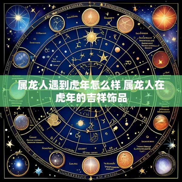 属龙人遇到虎年怎么样 属龙人在虎年的吉祥饰品