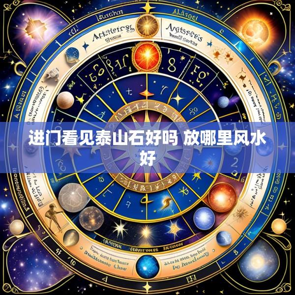 进门看见泰山石好吗 放哪里风水好
