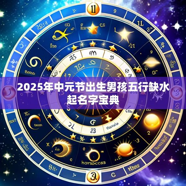 2025年中元节出生男孩五行缺水起名字宝典