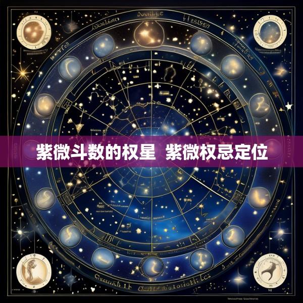 紫微斗数的权星  紫微权忌定位