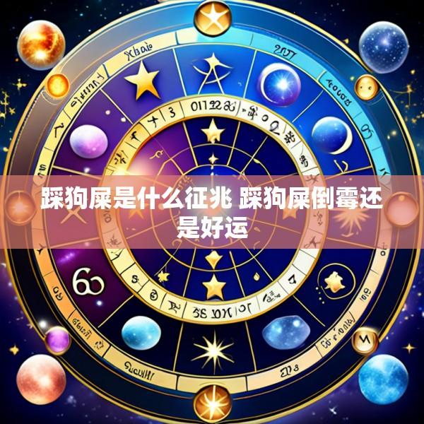 踩狗屎是什么征兆 踩狗屎倒霉还是好运