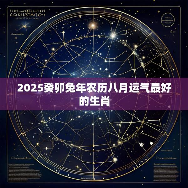 2025癸卯兔年农历八月运气最好的生肖