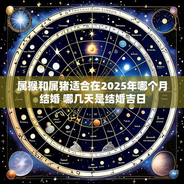 属猴和属猪适合在2025年哪个月结婚 哪几天是结婚吉日