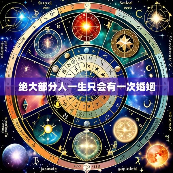 绝大部分人一生只会有一次婚姻