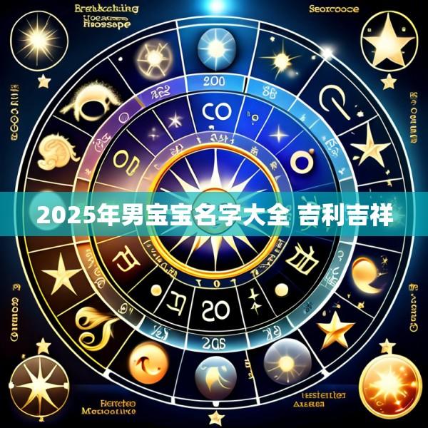 2025年男宝宝名字大全 吉利吉祥
