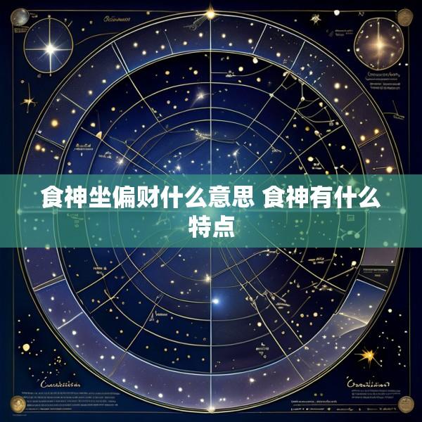 食神坐偏财什么意思 食神有什么特点