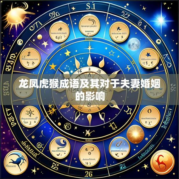 龙凤虎猴成语及其对于夫妻婚姻的影响