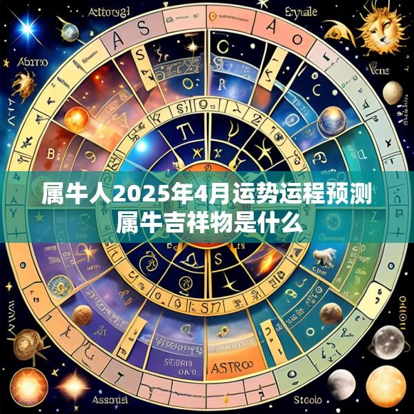 属牛人2025年4月运势运程预测 属牛吉祥物是什么
