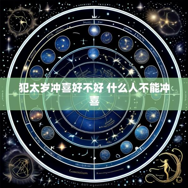 犯太岁冲喜好不好 什么人不能冲喜