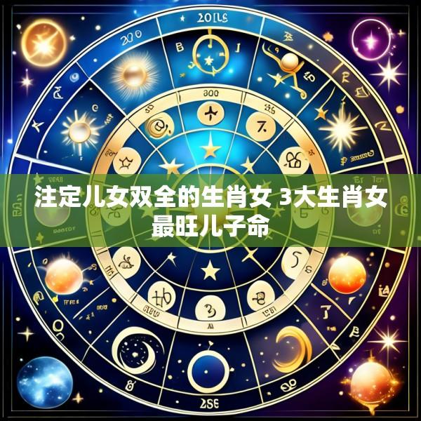 注定儿女双全的生肖女 3大生肖女最旺儿子命