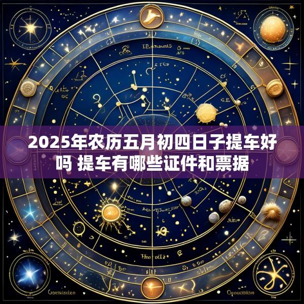 2025年农历五月初四日子提车好吗 提车有哪些证件和票据