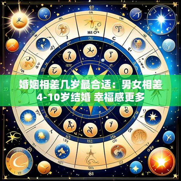 婚姻相差几岁最合适：男女相差4-10岁结婚 幸福感更多