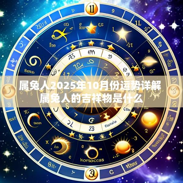 属兔人2025年10月份运势详解 属兔人的吉祥物是什么