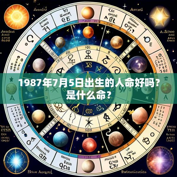 1987年7月5日出生的人命好吗？是什么命？