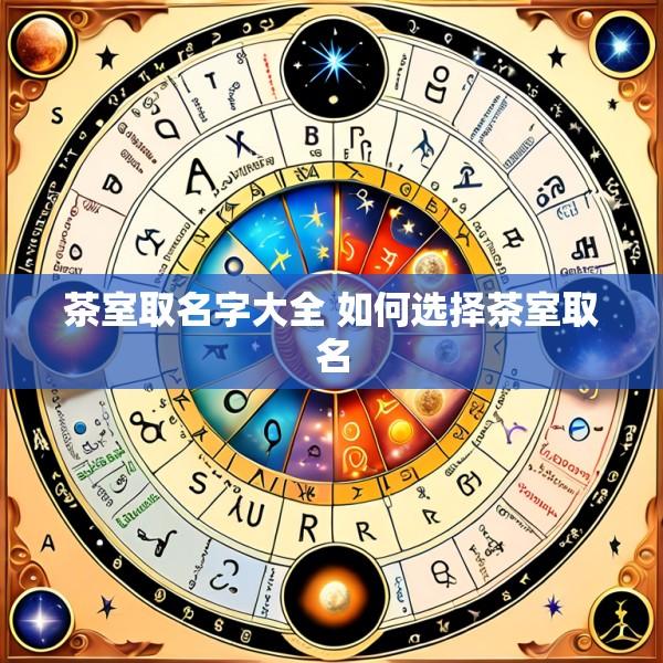 茶室取名字大全 如何选择茶室取名