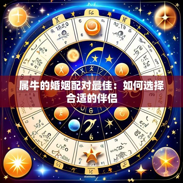 属牛的婚姻配对最佳：如何选择合适的伴侣