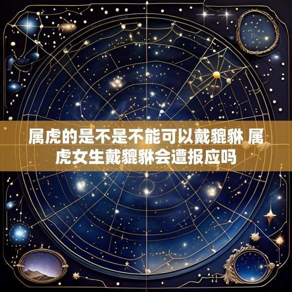 属虎的是不是不能可以戴貔貅 属虎女生戴貔貅会遭报应吗