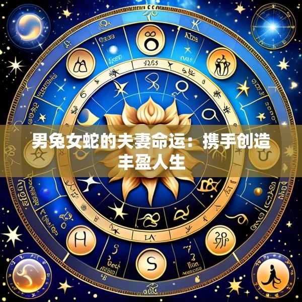 男兔女蛇的夫妻命运：携手创造丰盈人生