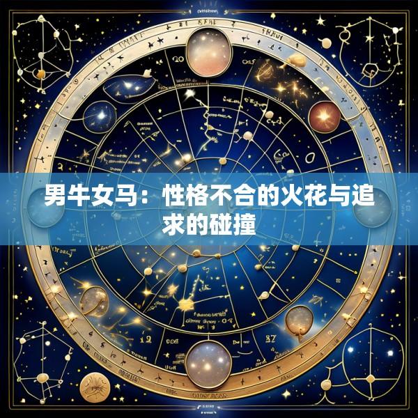男牛女马：性格不合的火花与追求的碰撞
