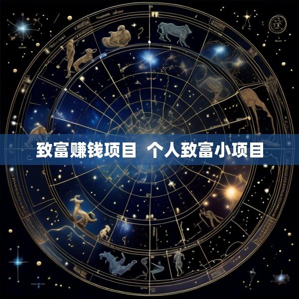 致富赚钱项目  个人致富小项目