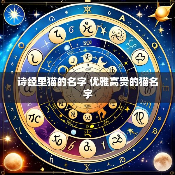 诗经里猫的名字 优雅高贵的猫名字