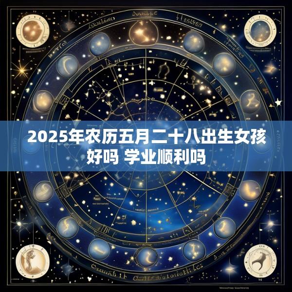 2025年农历五月二十八出生女孩好吗 学业顺利吗