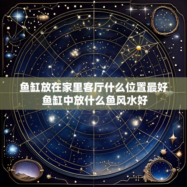 鱼缸放在家里客厅什么位置最好 鱼缸中放什么鱼风水好