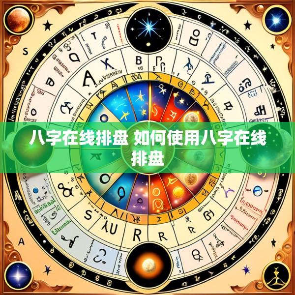 八字在线排盘 如何使用八字在线排盘