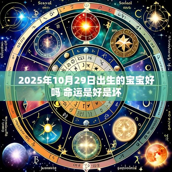 2025年10月29日出生的宝宝好吗 命运是好是坏