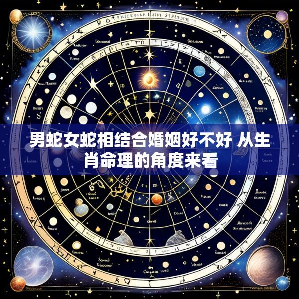 男蛇女蛇相结合婚姻好不好 从生肖命理的角度来看