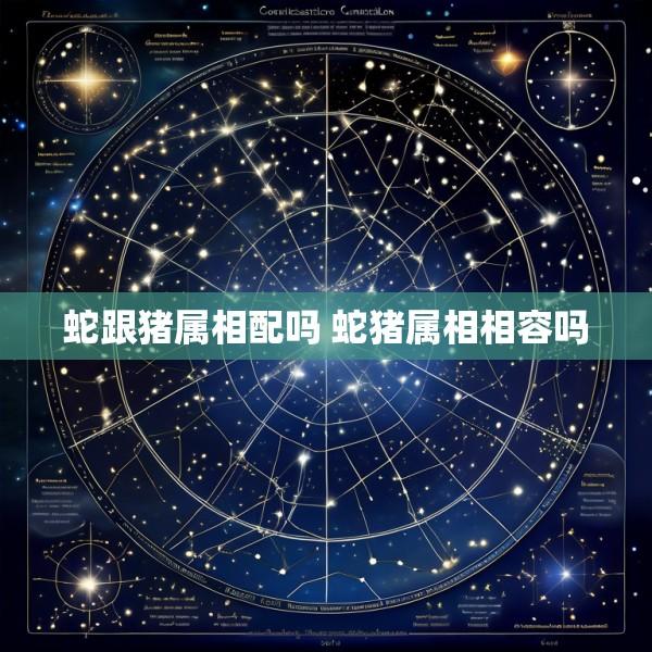 蛇跟猪属相配吗 蛇猪属相相容吗