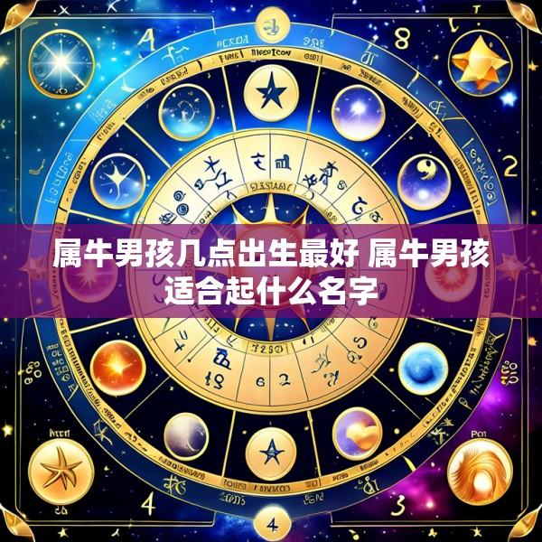 属牛男孩几点出生最好 属牛男孩适合起什么名字