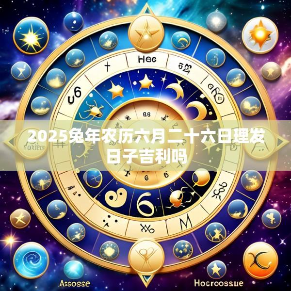 2025兔年农历六月二十六日理发日子吉利吗