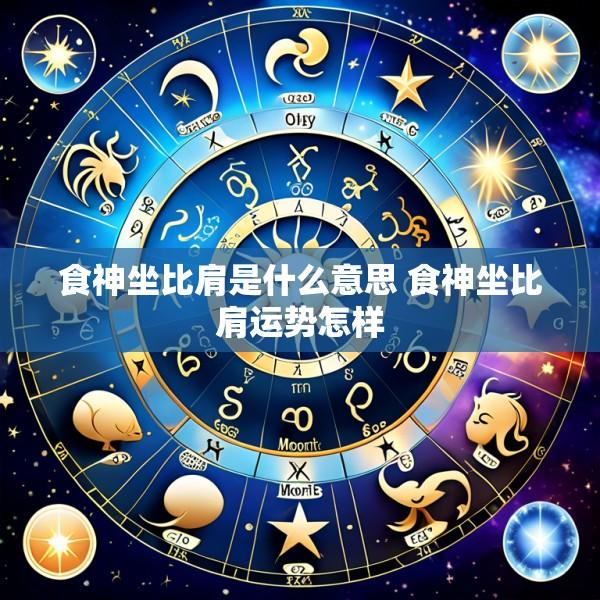 食神坐比肩是什么意思 食神坐比肩运势怎样