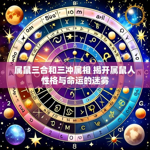 属鼠三合和三冲属相 揭开属鼠人性格与命运的迷雾