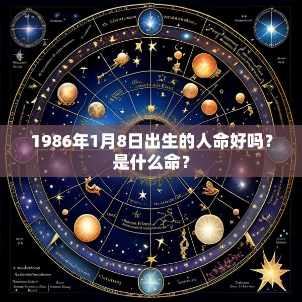 1986年1月8日出生的人命好吗？是什么命？