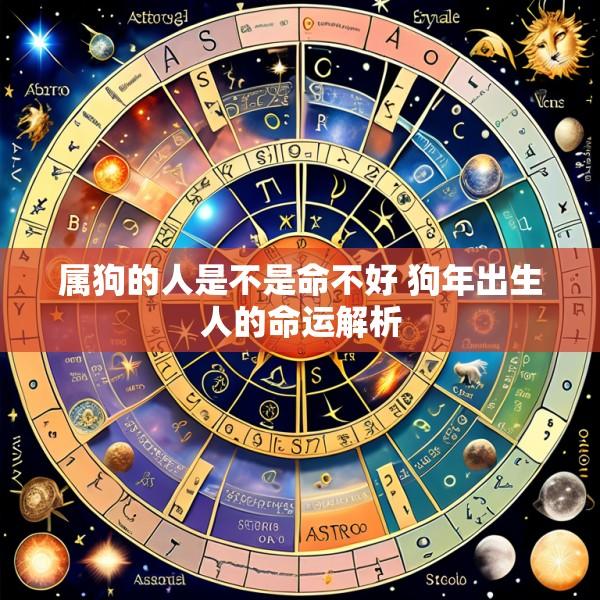属狗的人是不是命不好 狗年出生人的命运解析