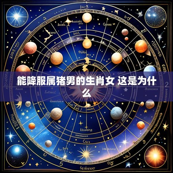 能降服属猪男的生肖女 这是为什么