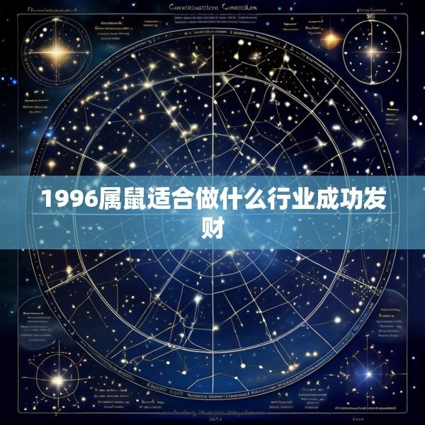 1996属鼠适合做什么行业成功发财