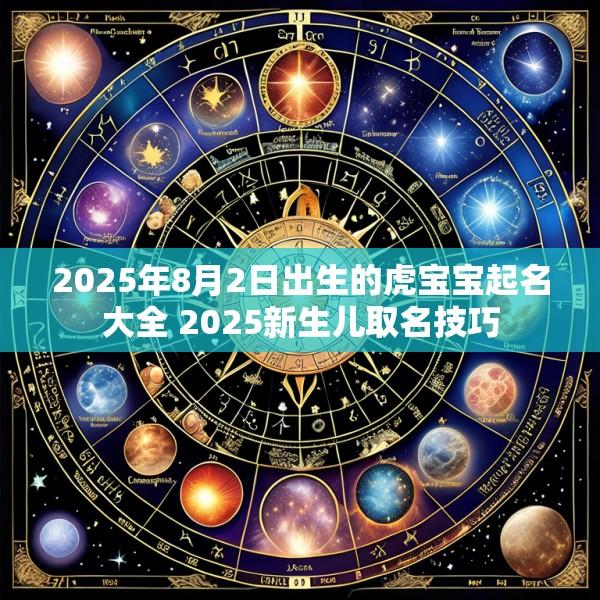 2025年8月2日出生的虎宝宝起名大全 2025新生儿取名技巧