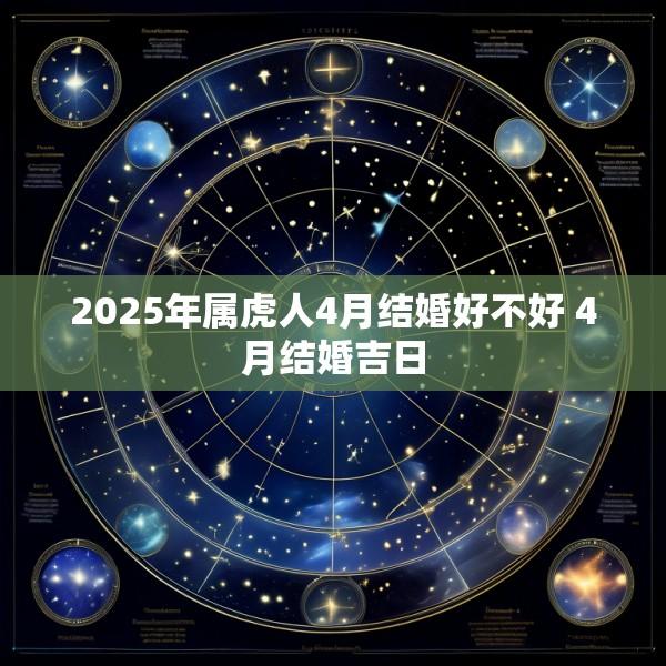 2025年属虎人4月结婚好不好 4月结婚吉日