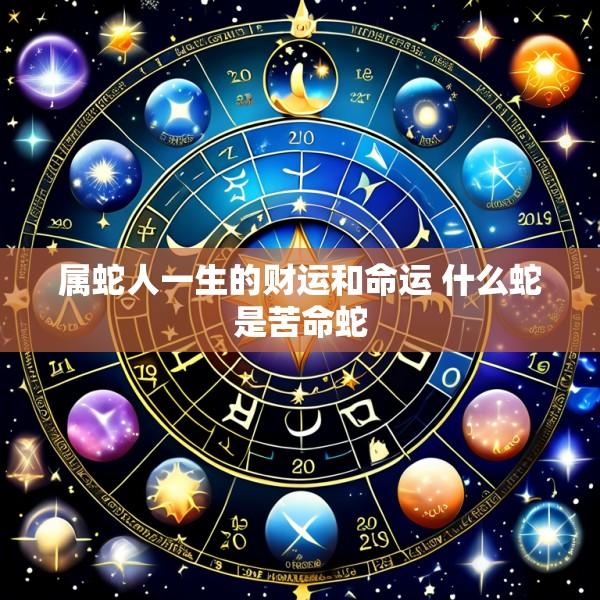 属蛇人一生的财运和命运 什么蛇是苦命蛇
