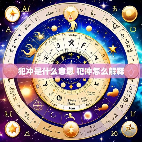 犯冲是什么意思 犯冲怎么解释