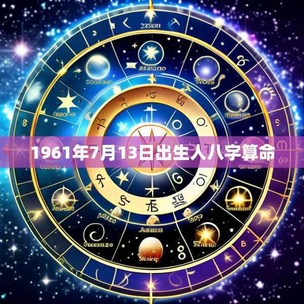 1961年7月13日出生人八字算命