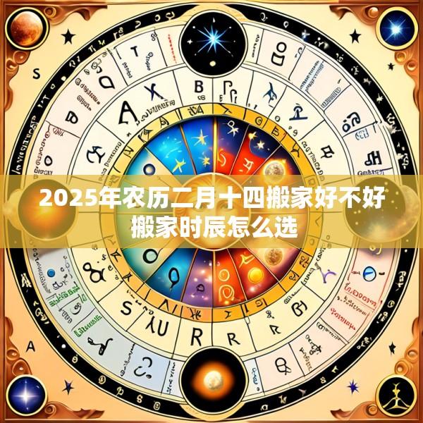 2025年农历二月十四搬家好不好 搬家时辰怎么选