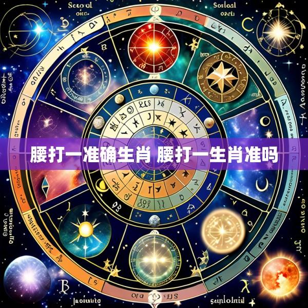 腰打一准确生肖 腰打一生肖准吗